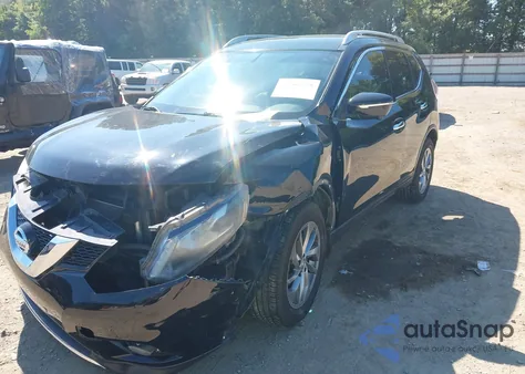 2015 Nissan Rogue Sl из США, поврежденный, VIN 5N1AT2MVXFC831621